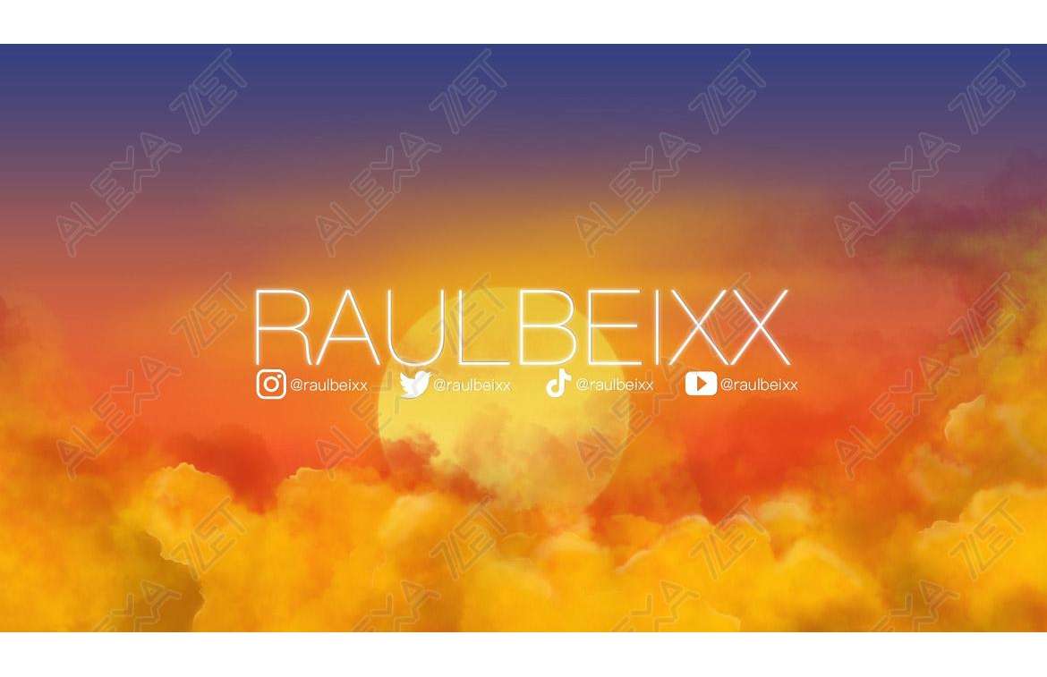 Graphic Design - Background for Raulbeixx by Alexa Zet